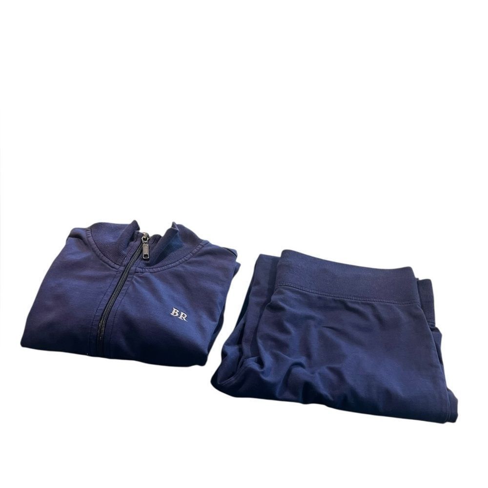 Banana Republic Navy Blue Track Jacket & Pants Set